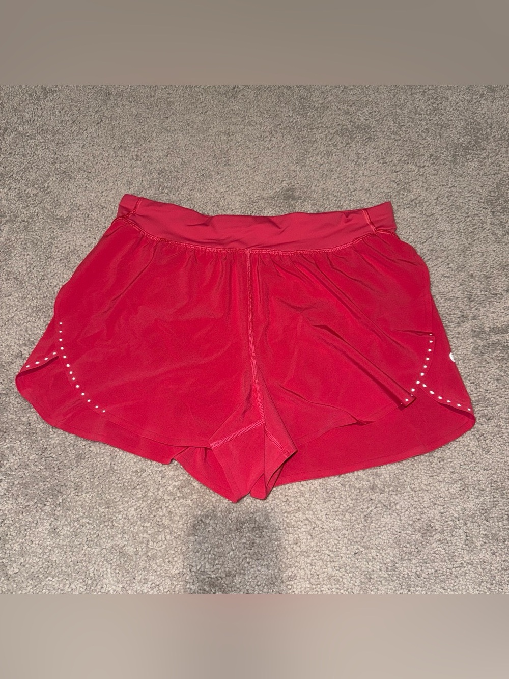 Red Women's Athletic Shorts